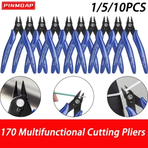Universal Pliers Multi Functional Tools Electrical Wire Cable Cutters Cutting Side Snips Flush Stainless Steel Nipper Hand Tools