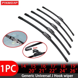 Wiper Universal J/U-Shaped Car Windshield Wiper Blade Accessories 14"15"16"17"18"19"20"21"22"24"26"Car Windshield Wiper Blade