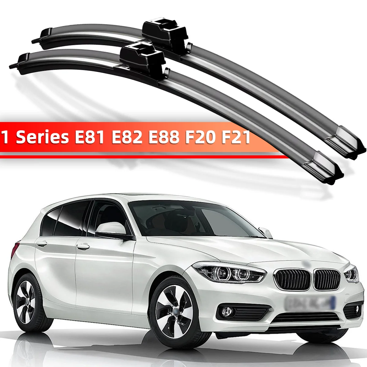 2PCS Car Windshield Wiper Suitable For BMW 1 Series E81 E82 E87 E88 F20 F21 2004-2019 Car Windshield Wiper Accessories 2015 2018